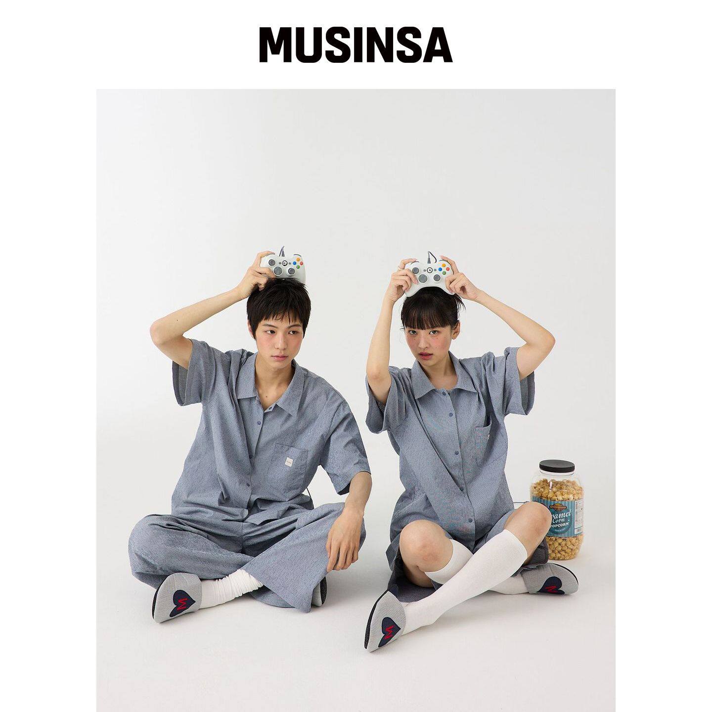 MISTIC MOON [男女通用] LAZY 短袖家居服套装 2韩国官网直邮进口