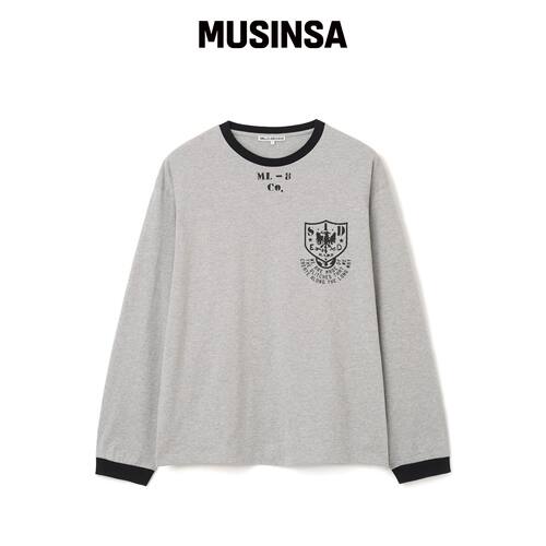 MILLO ARCHIVE S.I.D RINGER 长袖T恤 [泥膜] MU韩国官网直邮进口