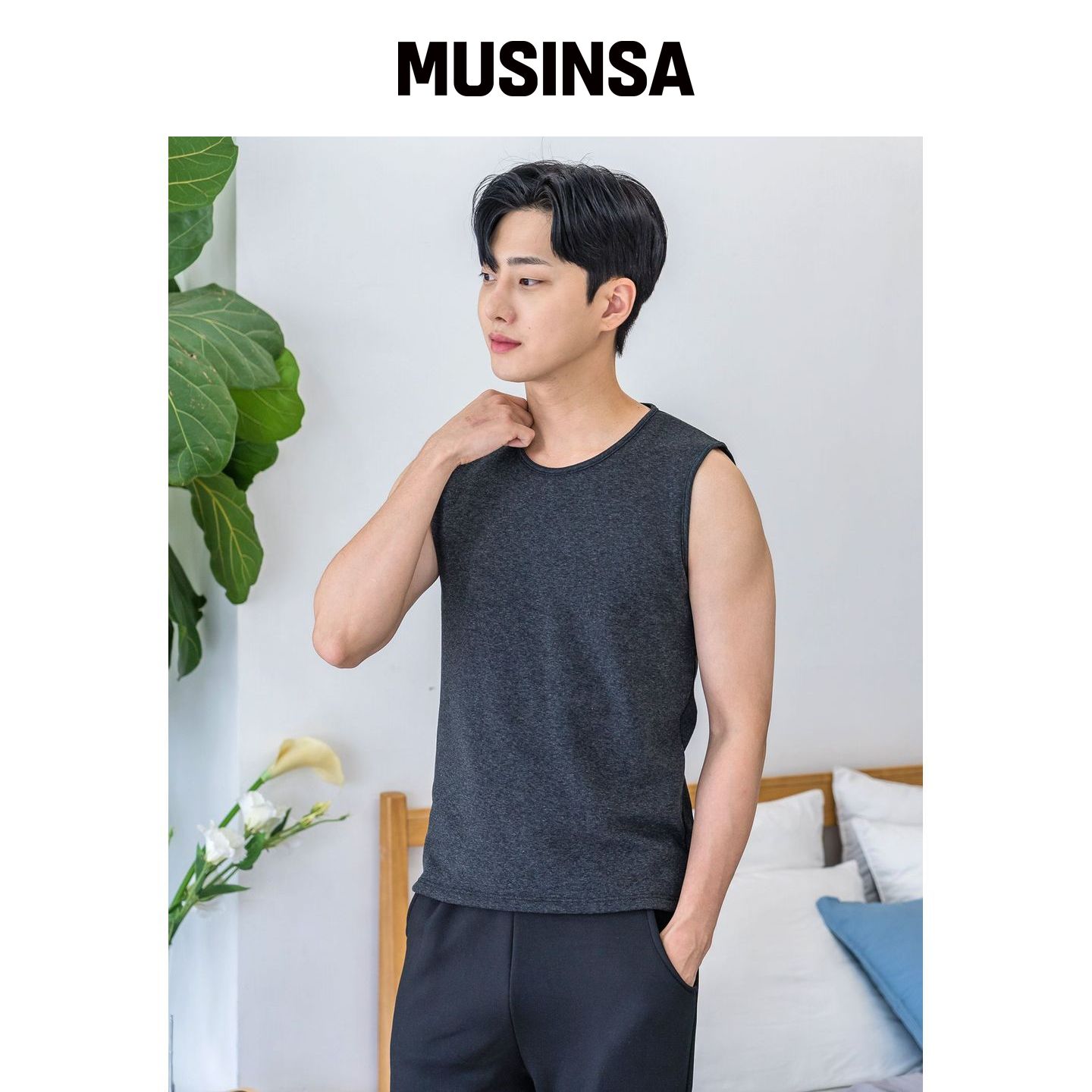AONE 男士羊毛肌理跑步服饰 (77154) MUSINSA韩国官网直邮进口