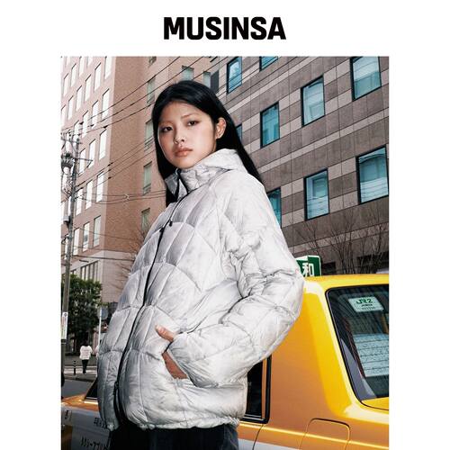 NOMANUAL TABULA透明鸭绒外套 - 炭灰色 MUSINSA韩国官网直邮进口