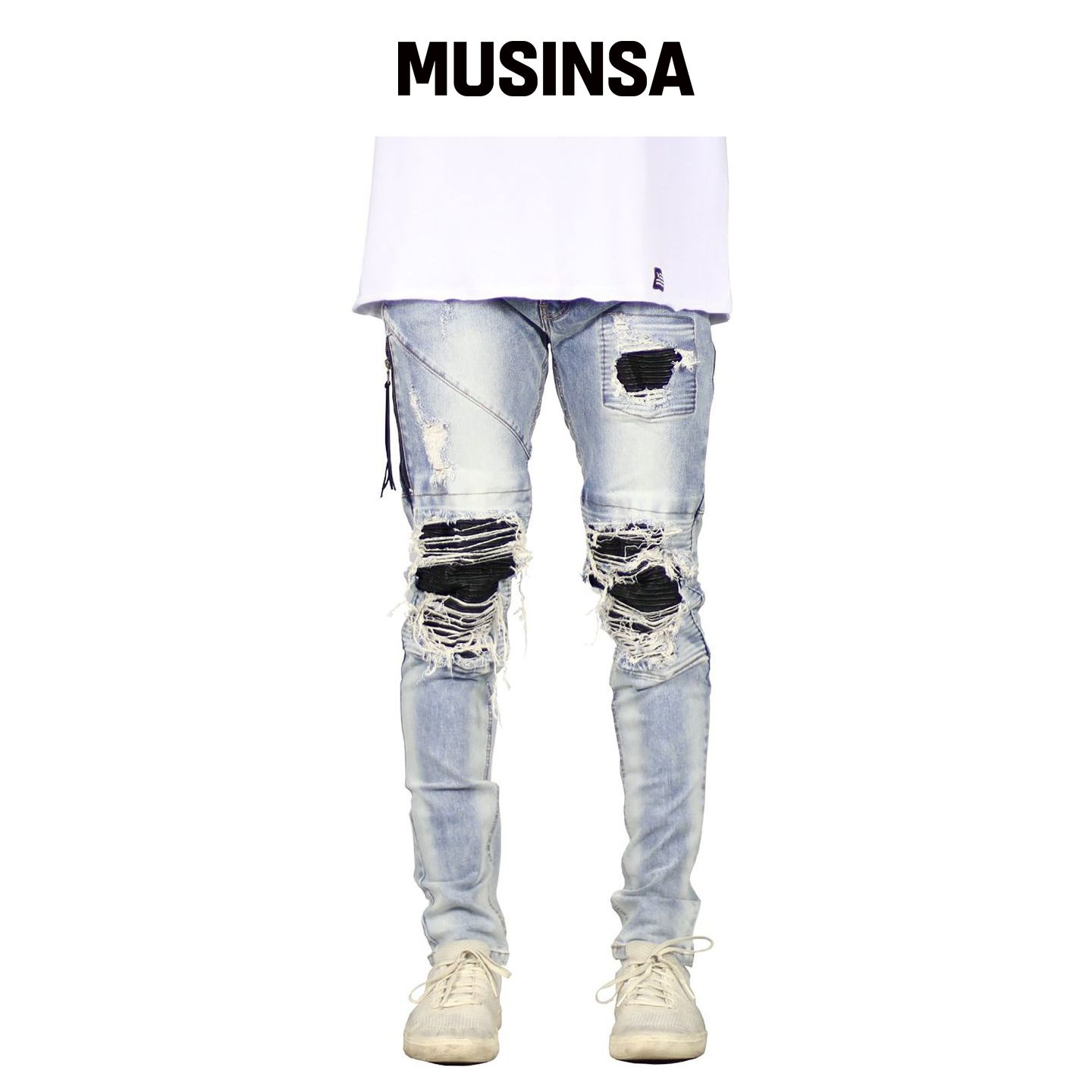 HYPER DENIM 打火机蓝色罗基牛仔裤 MUSINSA韩国官网直邮进口