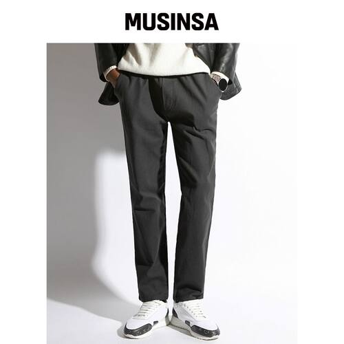 STRIKE STAL RELAX SLACKS (炭灰色) MUSINSA韩国官网直邮进口
