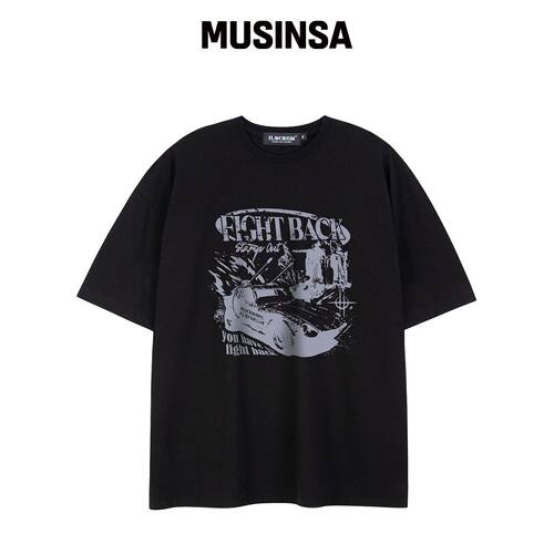 FLAVORISM FIGHT BACK T-SHIRT (TT0065)韩国官网直邮进口MUSINSA