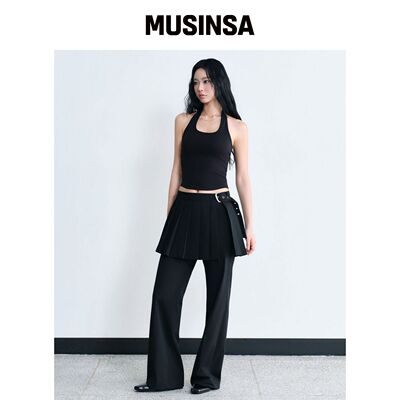 MUSINSA STANDARD WOMAN 女款可拆卸褶皱迷你裙 韩国官网直邮进口