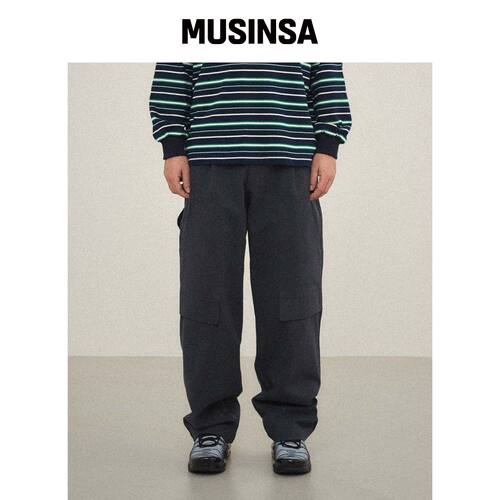 WMC 军裤棉质裤子_NAVY MUSINSA韩国官网直邮进口