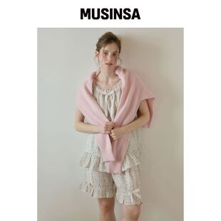 LUNALUZ STUDIO 女性MILLA莱欧纤维方形包短袖2p韩国官网直邮进口