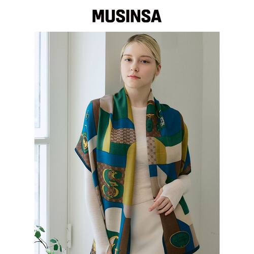 LOUIS QUATORZE SCARF ENTRO 羊毛长围巾 MUSINS韩国官网直邮进口