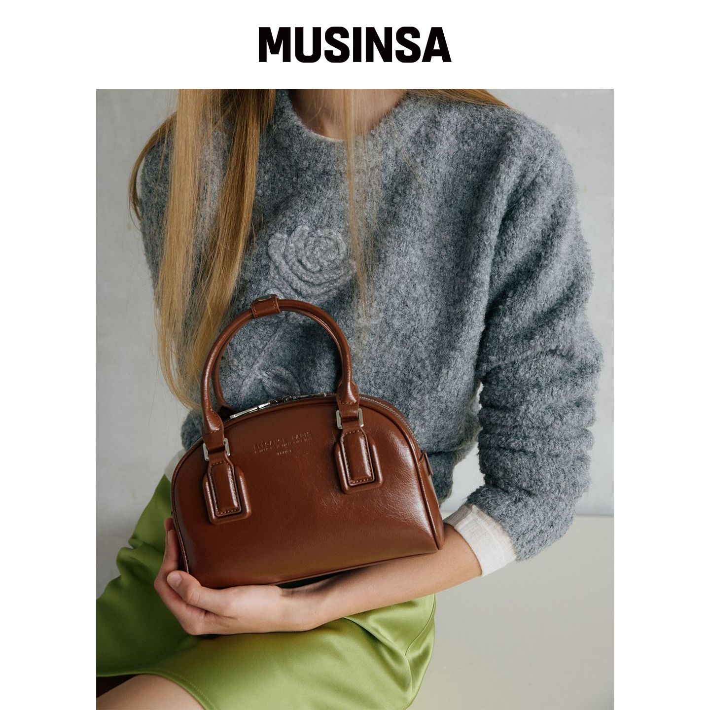ELEGANCE PARIS Bien斜挎包 OQFH005B MUSINSA韩国直邮官方正品