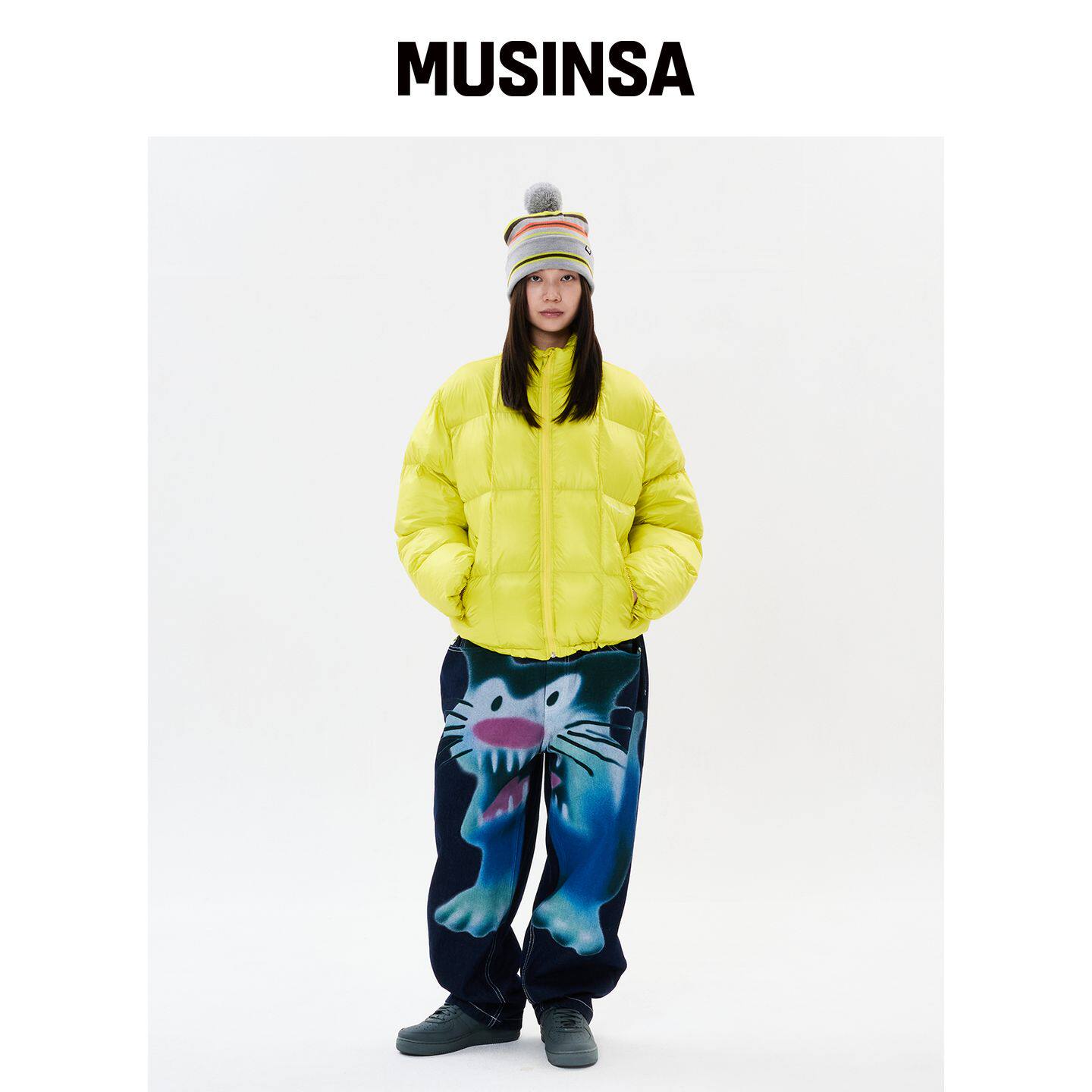 WKNDRS CAT 牛仔裤 (DENIM) MUSINSA韩国官网直邮进口