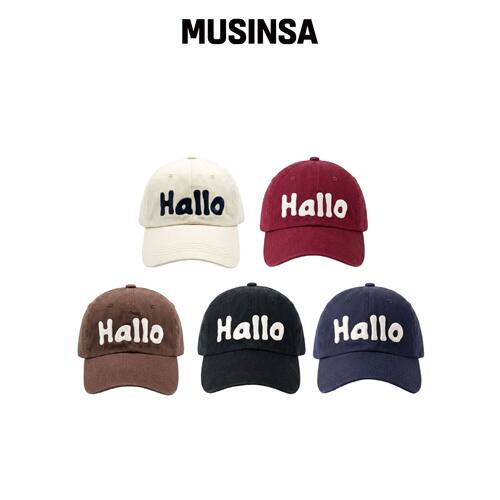DUMARO HALLO 棉质棒球帽（5种颜色） MUSINSA韩国官网直邮进口
