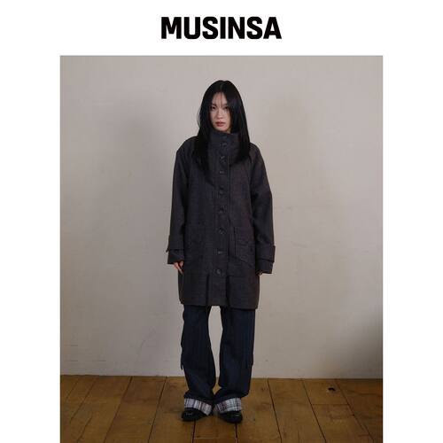 REFLECTIVE ROOM NOMAD 半外套 (茶色)韩国官网直邮进口MUSINSA