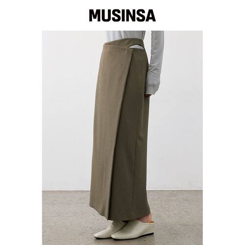 ATELIER NAIN CYNTHIA CUTOUT MAXI SKIRT(SK-50韩国官网直邮进口