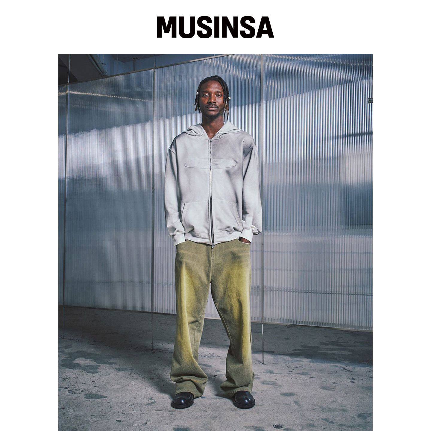FDR 水洗3XL HYPE牛仔裤_卡其色 MUSINSA韩国官网直邮进口