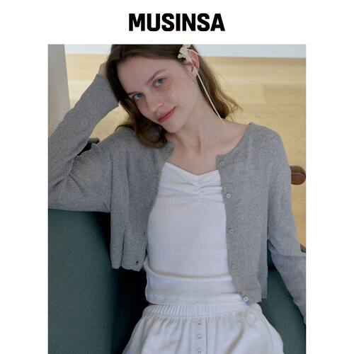 LETTERA 皱褶无袖上衣 MUSINSA韩国直邮官方正品
