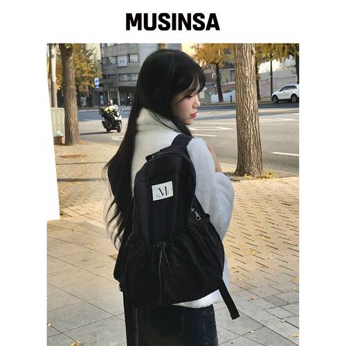 MUCENT FREEVIE 绑带背包 男女通用 (2色) MUSIN韩国官网直邮进口