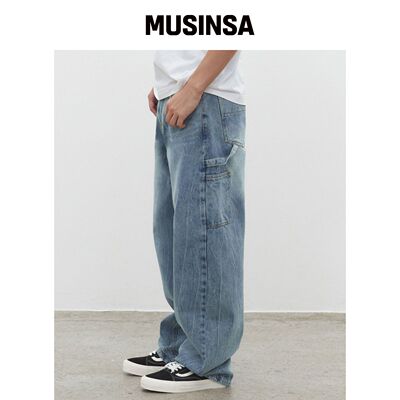 DECET Carpenter Jeans DCPT036CRY蓝色韩国官网直邮进口