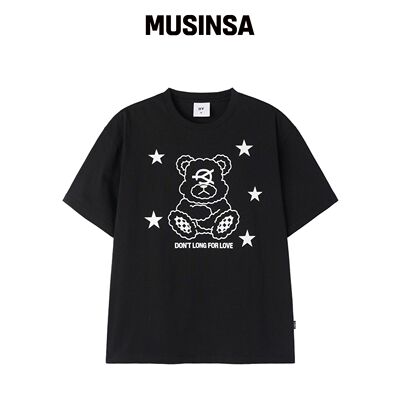 OY SHINE STAR DOLLY TEE - 黑色韩国官网直邮进口