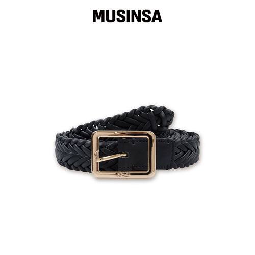 R-4 R-0066 / R-4 编织扣带(BLACK GOLD)韩国官网直邮进口MUSINSA