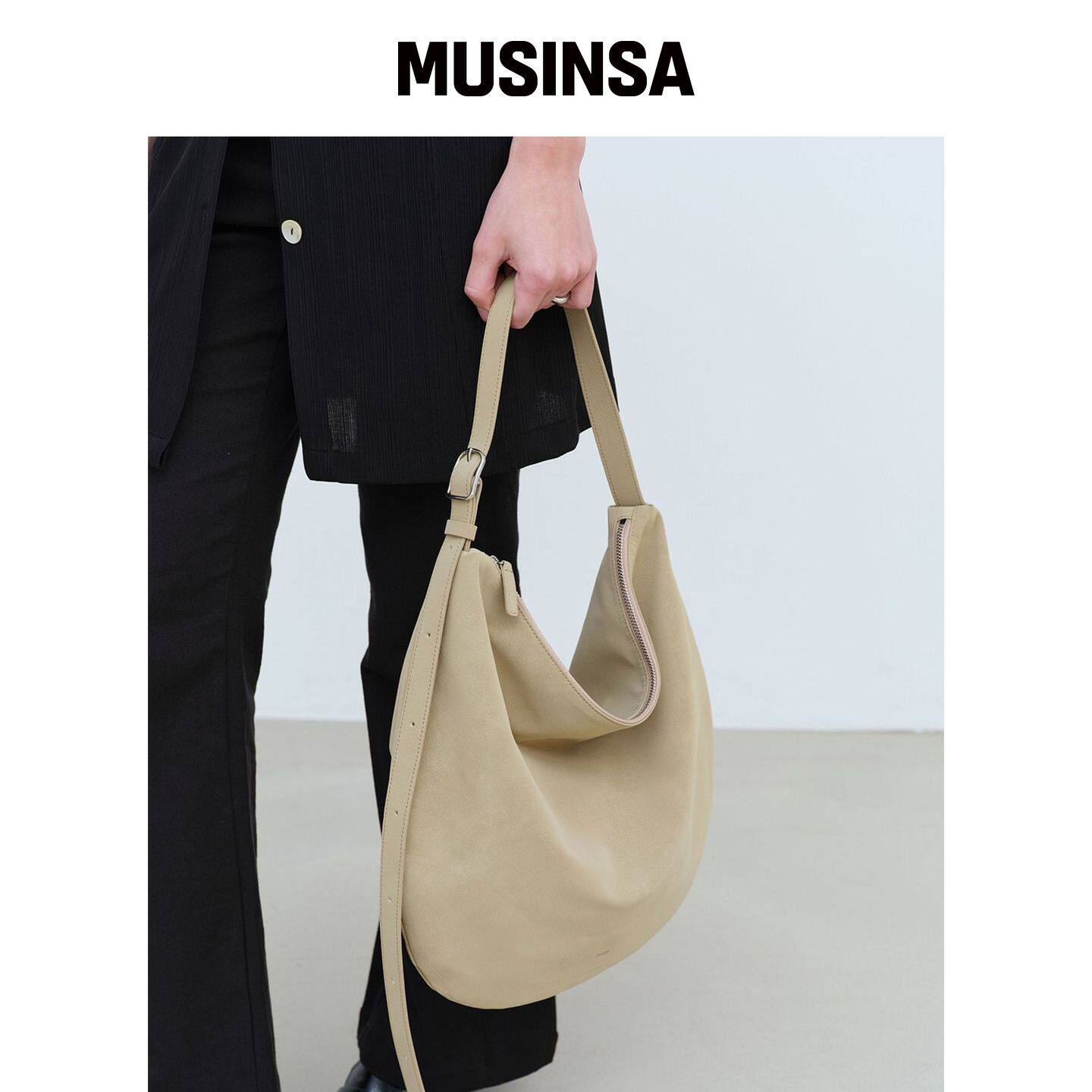 OVHEE Vaylo Moon霍博包_Latte MUSINSA韩国直邮官方正品