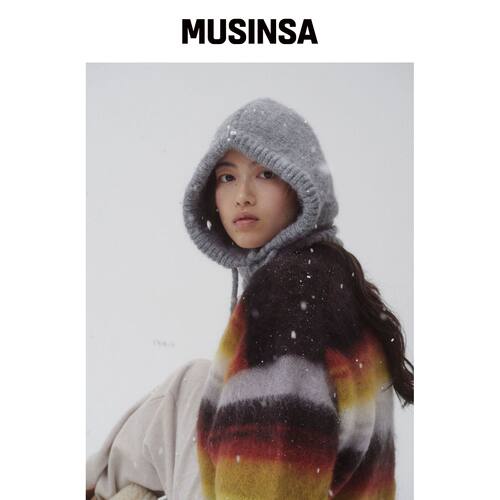 SIEOR Larva balaclava_grey MUSINSA韩国官网直邮进口