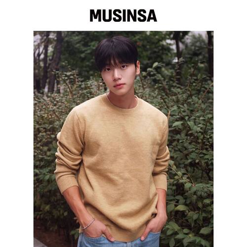WEDNESDAY OASIS 秋季面料羊毛混纺针织衫_MUSTA韩国官网直邮进口