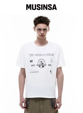 OPUS 0012 Op. 07 EXPRESS T-SHIRT 白色韩国官网直邮进口MUSINSA