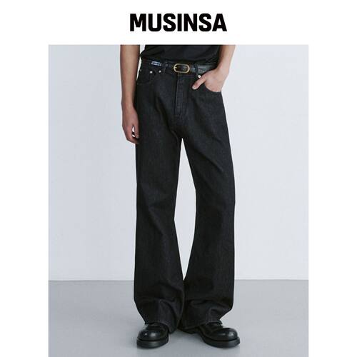 BRANDED 51078 CONE ONYX牛仔裤 [宽喇叭] MUSIN韩国官网直邮进口