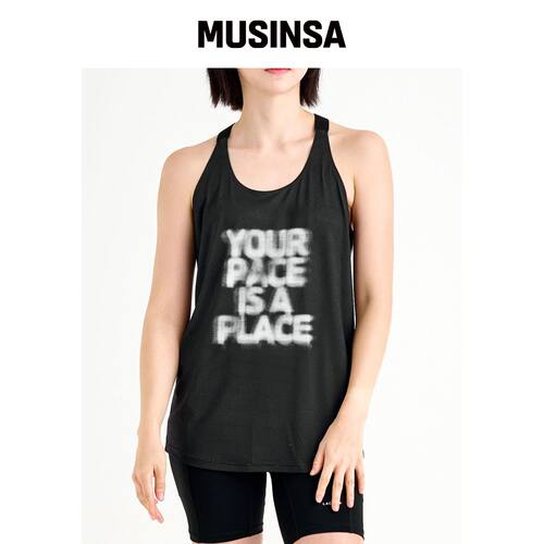 REACTIFY Womens Your Pace Singlet Black韩国官网直邮进口