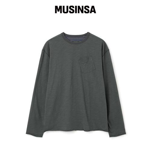 MILLO ARCHIVE 双面可逆长袖 [炭灰色] MUSINSA韩国官网直邮进口