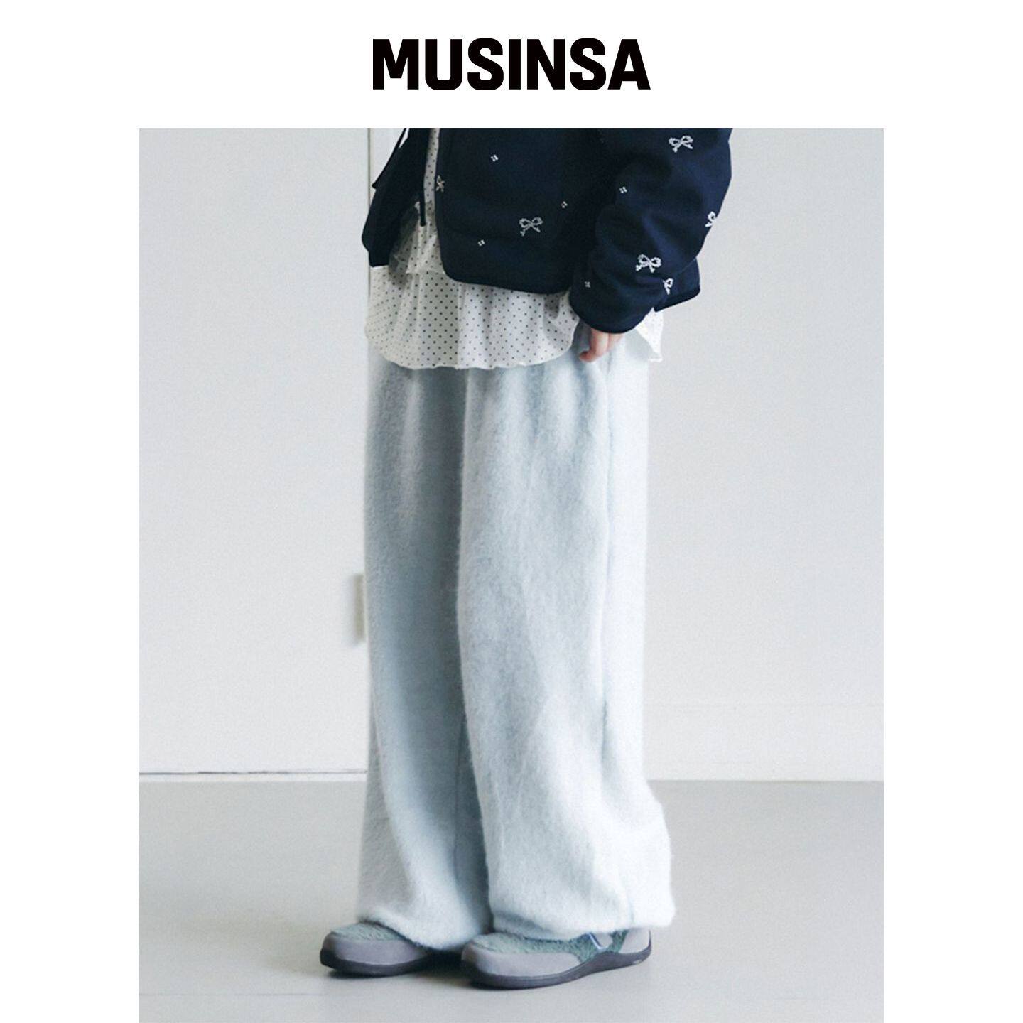 CELITAILS 软毛巾运动裤_天蓝色 MUSINSA韩国官网直邮进口