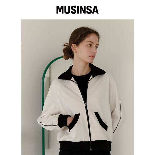 YUPPE YUPPE COLOR ZIP-UP_CREAM韩国官网直邮进口MUSINSA