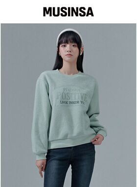 CHASECULT 女性绒面刺绣卫衣-CFRG5177D0H韩国官网直邮进口