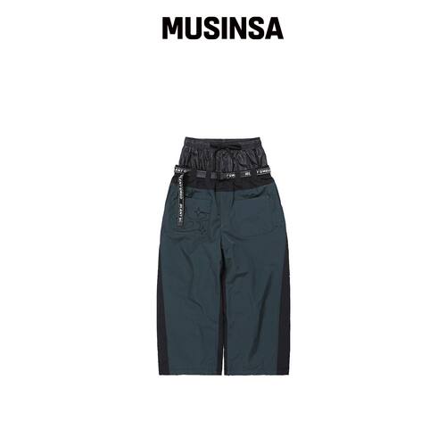 BLENT DRAW PANTS D.GREEN韩国官网直邮进口MUSINSA