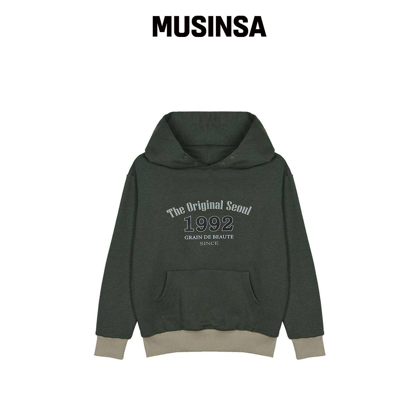 GRAIN DE BEAUTE 1992 MULTI HOODY [绿色] MUSI韩国官网直邮进口