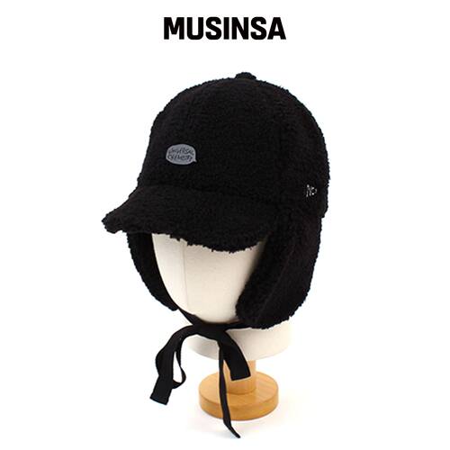 UNIVERSAL CHEMISTRY Bubble Black Fleece 耳罩韩国官网直邮进口