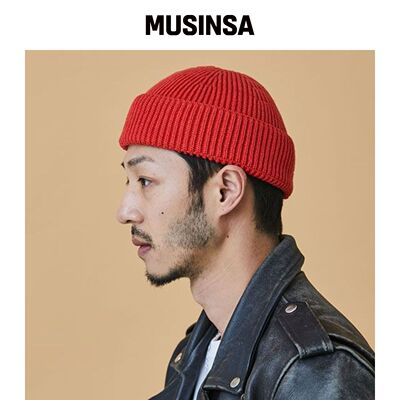 MILLIONAIRE HATS (棉)毛线帽[深橙色] MUSINSA韩国官网直邮进口