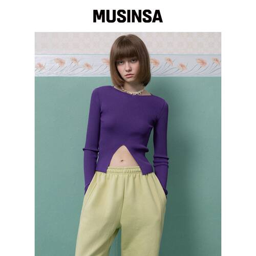 MURMURE RETU 修身V领针织背心_Retu Knit_2colo韩国官网直邮进口