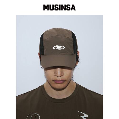 BORN TO WIN RUNNING CAMP CAP [棕色] MUSINSA韩国官网直邮进口