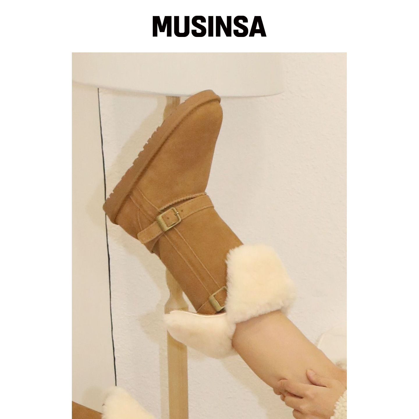 APTO MATILDA 牛皮羊毛UGG AHFU007 MUSINSA韩国直邮官方正品图片