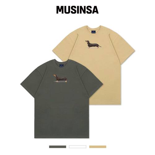 ELLENASSY DAKS 基础款宽松版型短袖T恤 MUSINSA韩国直邮官方正品