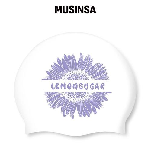 LEMONSUGAR SUNFLOWER 硅胶泳帽 WHITE韩国官网直邮进口MUSINSA