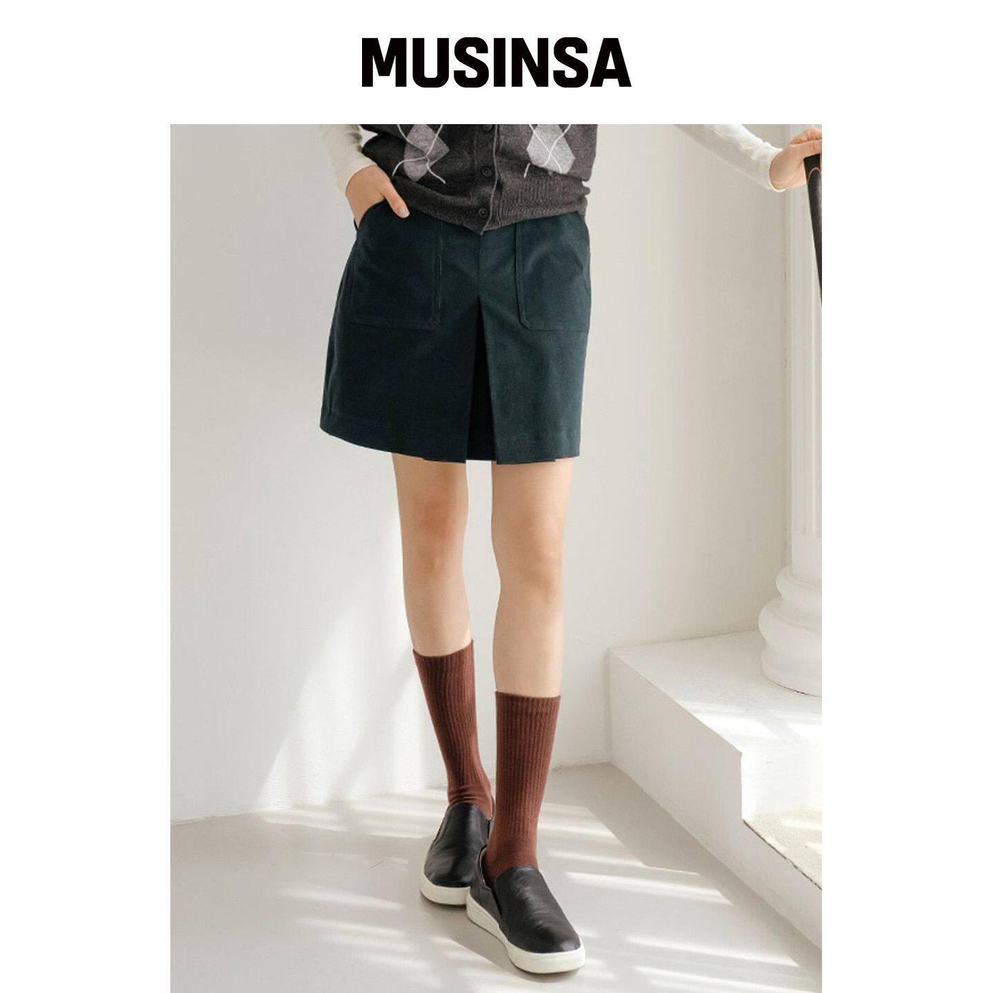 NITINA 灯芯绒裙子 GR MUSINSA韩国直邮官方正品