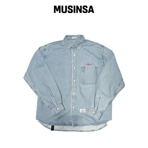 STIGMA DENIM SHIRTS JACKET BLUE韩国官网直邮进口
