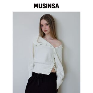 ROSEFRANTZ xee同款针织衫毛衣通勤法式MUSINSA韩国官网直邮进口
