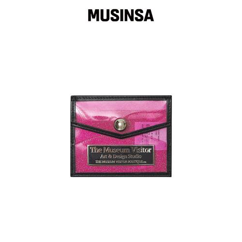 THEMUSEUMVISITOR CLEAR MUSE CARD WALLET (粉)韩国官网直邮进口