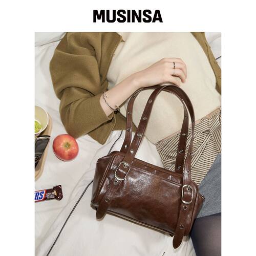 FRACTALONEPOINTFOUR Brioche Bag [棕色] MUSIN韩国官网直邮进口