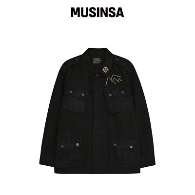 DEFGARMENTS 棉质外套 [黑色]韩国官网直邮进口MUSINSA