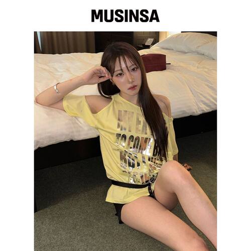 MIDNIGHT MOVE 2 SL EX T（黄色） MUSINSA韩国官网直邮进口