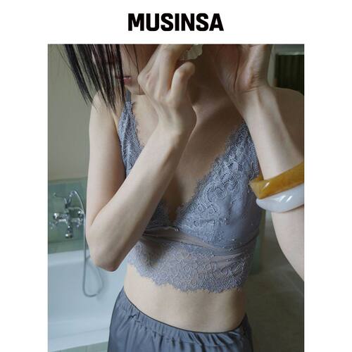 PROJECT WAVE RACE BRA TOP-灰色韩国官网直邮进口MUSINSA