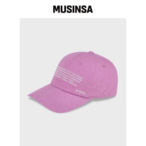 OTZ 水洗棒球帽粉色 OZCCGA201P MUSINSA韩国官网直邮进口